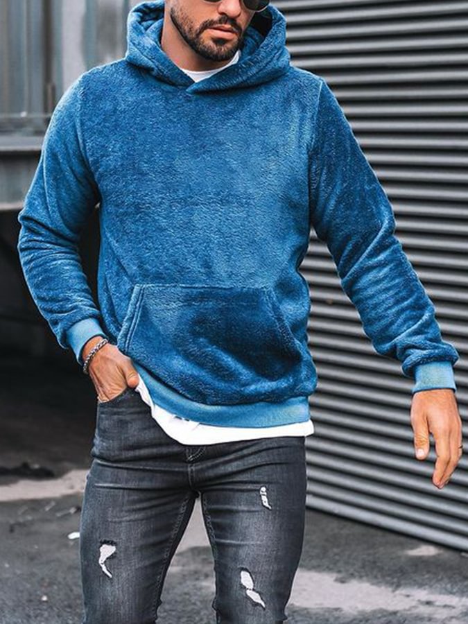 Men's Long Sleeve  Casual Hoodie