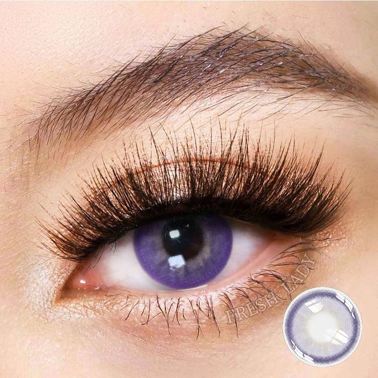 Freshlady Maria Violet Colored Contact Lenses