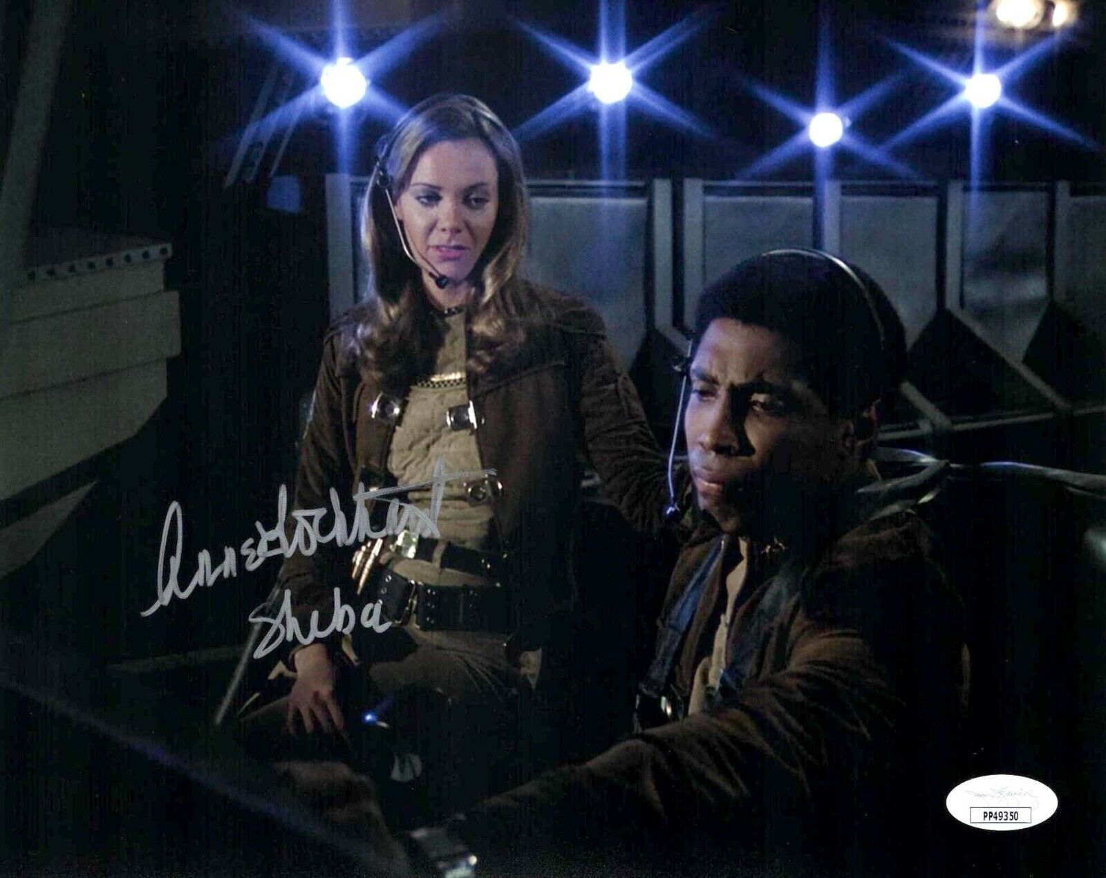 ANNE LOCKHART Signed BATTLESTAR GALACTICA 8x10 Photo Poster painting with JSA COA