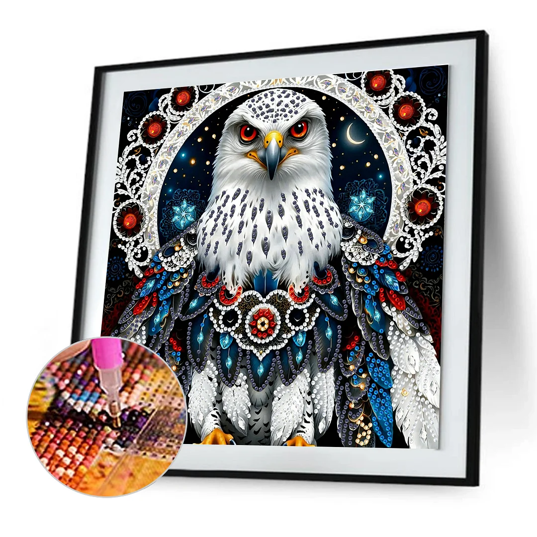 Eagle1 - Partial Special Shaped Drill Diamond Painting Kits (Canvas|30*30cm)