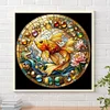 Diamond Painting -DIY Full Square Drill Stained Glass Gold Goldfish(45*45CM)