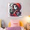 Halloween Girl-11CT Stamped Cross Stitch 40*40cm/15.75*15.75in