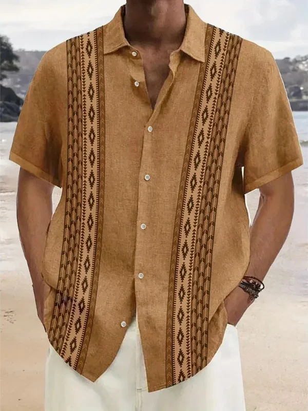 Hawaii West Coast Holiday Style Short Sleeves
