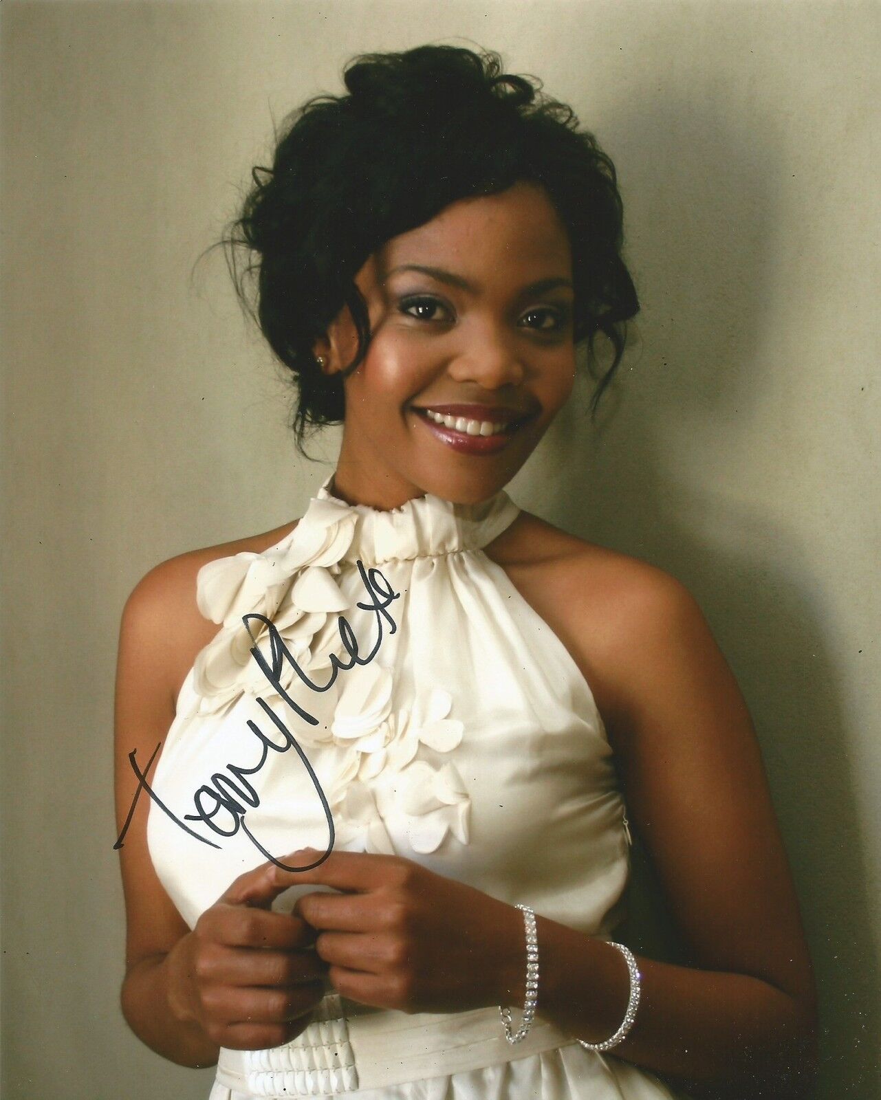 Terry Pheto Signed 10x8 Photo Poster painting AFTAL