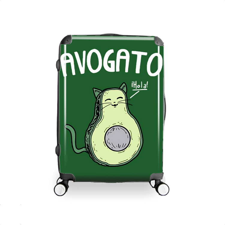 Avocado Cat Is Avogoto, Cat Hardside Luggage