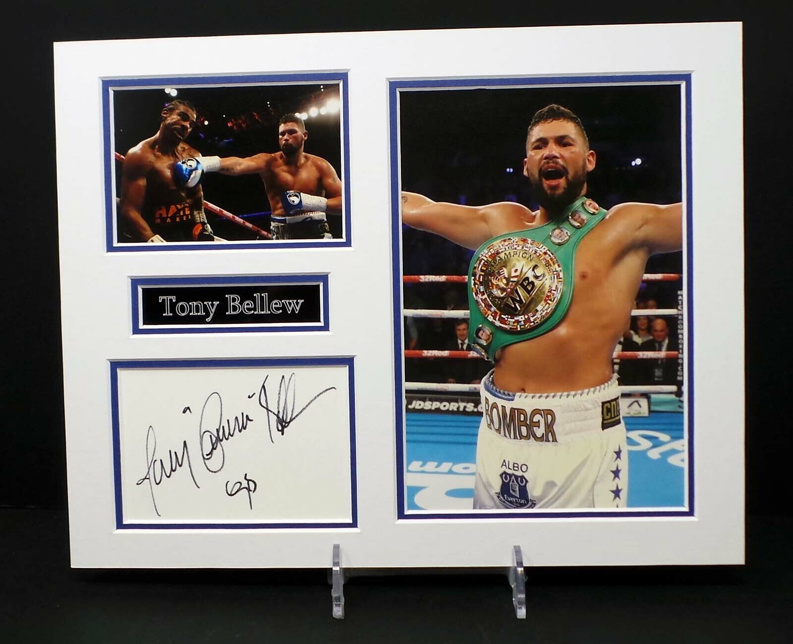 Tony Bomber BELLEW Champion Boxer Signed & Mounted Photo Poster painting Display AFTAL RD COA