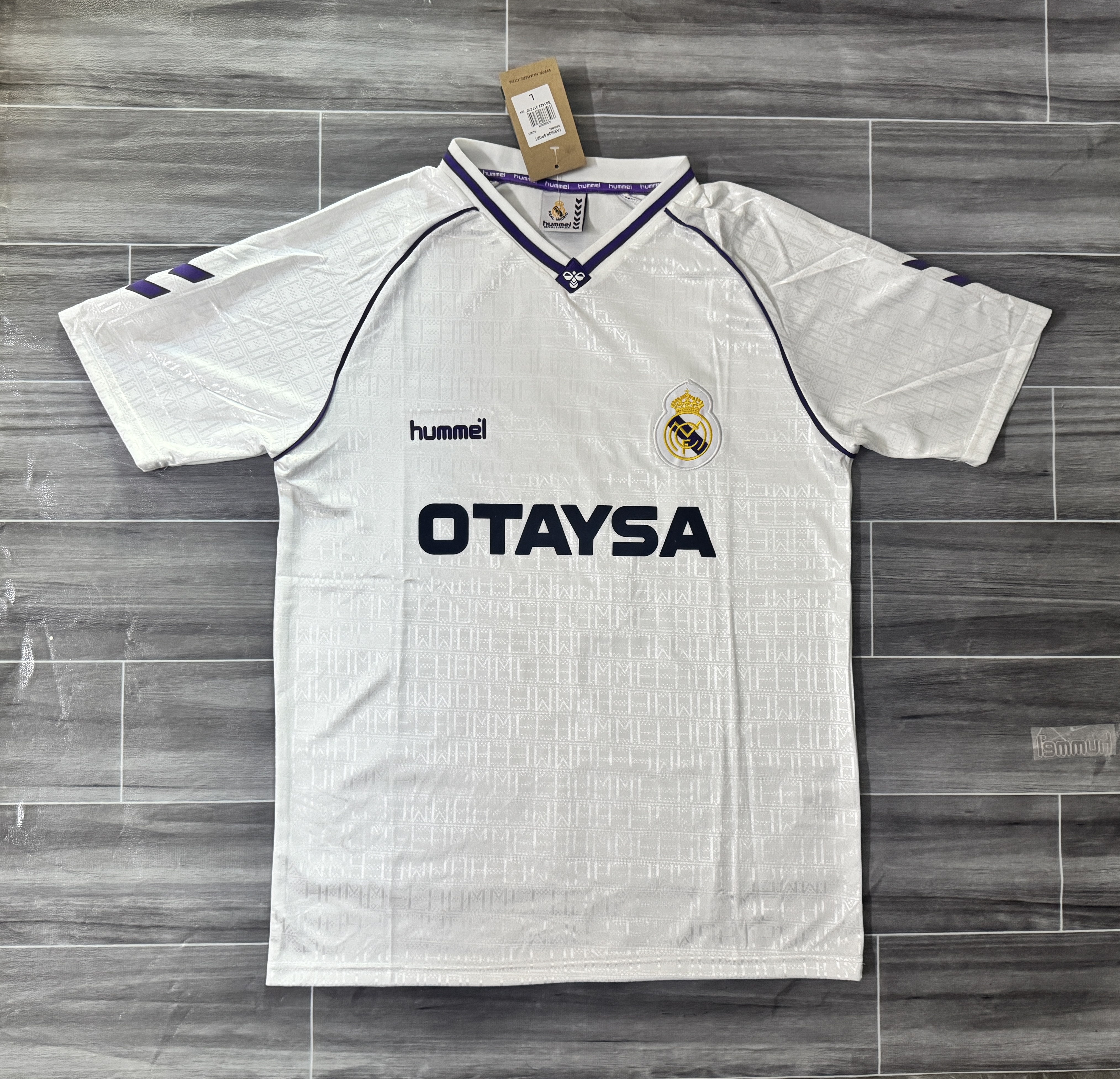 Retro Real Madrid 90/92 Home Football Shirt Thai Quality