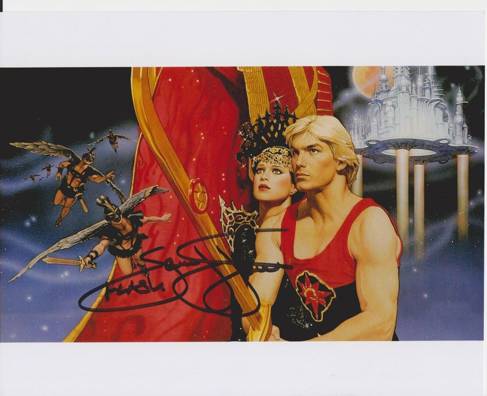 Sam J Jones Signed 8x10 Photo Poster painting - FLASH GORDON / PLAYBOY STAR #4