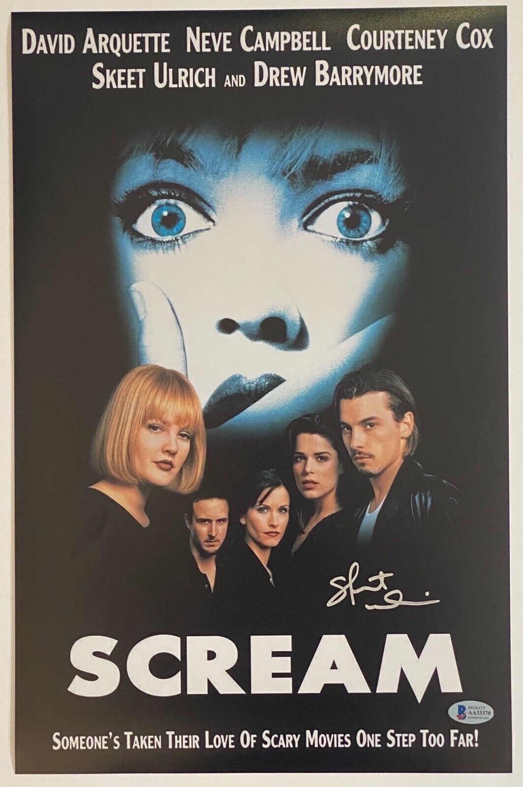 Skeet Ulrich Signed Autographed Scream 11x17 Movie Poster Photo Poster painting Beckett BAS COA