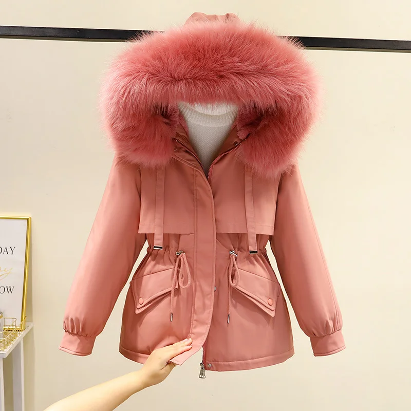 Woherb 2024 Winter New Style To Overcome The Versatile Cotton-Padded Jacket Korean Version Short Cotton Jacket Loose Jacket Cotton-Padded Jacket-Outfit Ideas