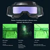 Auto Darkening Welder Glasses Eye Protection Adjustable Head Strap Welding Tools
