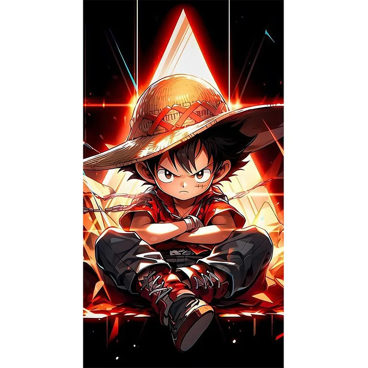 One Piece-Luffy 30*55CM (Canvas) Full Round Drill Diamond Painting gbfke