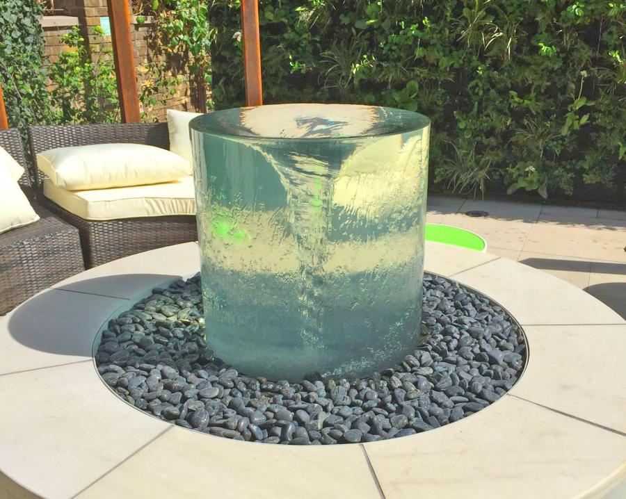 Endless Vortex Water Fountain Yard or Garden Water Feature Endless Vortex Water Fountain Yard or Garden Water Feature