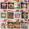 12pcs Diamond Painting Birthday Greeting Card Set with Envelope Daily Wishing Cards for Birthdays Thanksgiving & Special Occasion