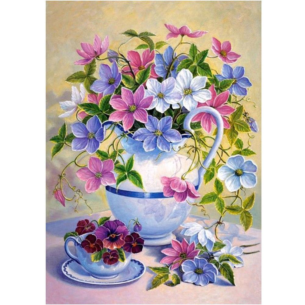 

(Multi-Size) Orchid - Round/Square Drill Diamond Painting - 40*30CM, Round diamond 30*40cm, 501 Original