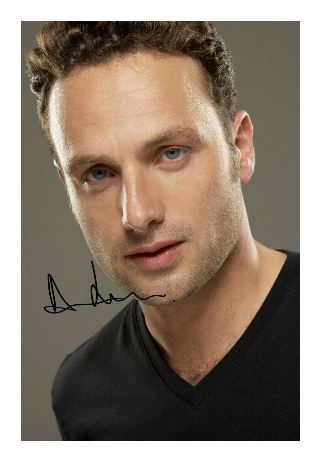 ANDREW LINCOLN AUTOGRAPH SIGNED PP Photo Poster painting POSTER