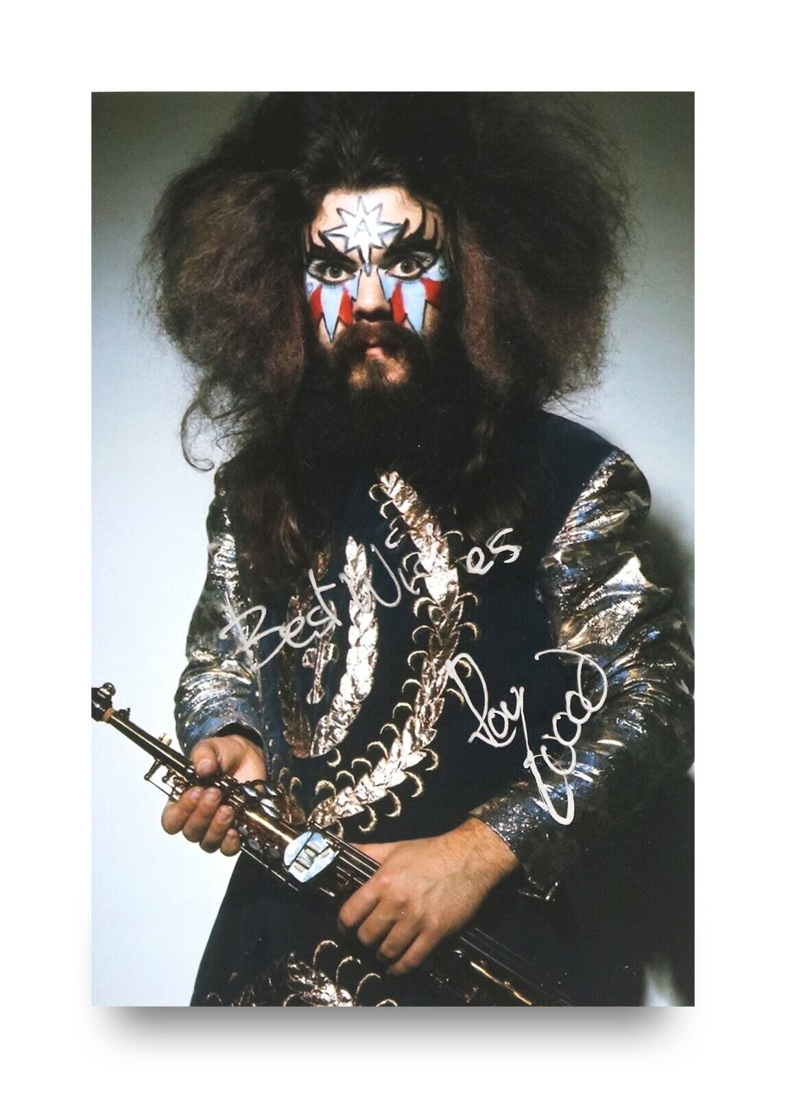 Roy Wood Signed 6x4 Photo Poster painting Wizzard Glam Rock Psychedelic Genuine Autograph + COA