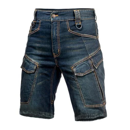 Mens Outdoor Wear-resistant Denim Tactical Shorts / [viawink] /