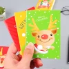 6PCS Random Christmas Theme Portable 64k Notebooks School Student Kids Cute Stationery Gift