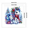Christmas Unicorn-14CT Counted Cross Stitch 40*40cm/15.75*15.75in
