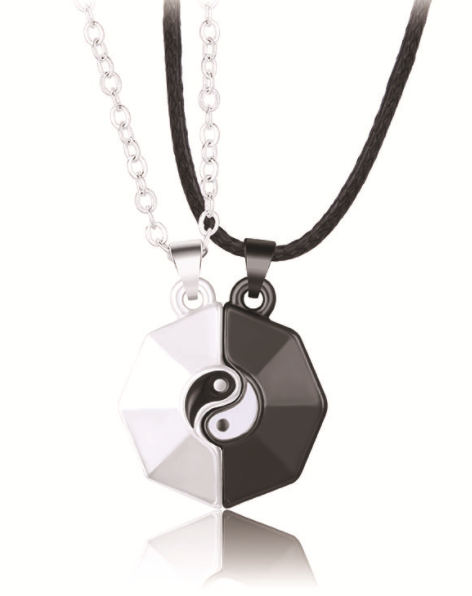 2pcs/Gossip BFF necklace