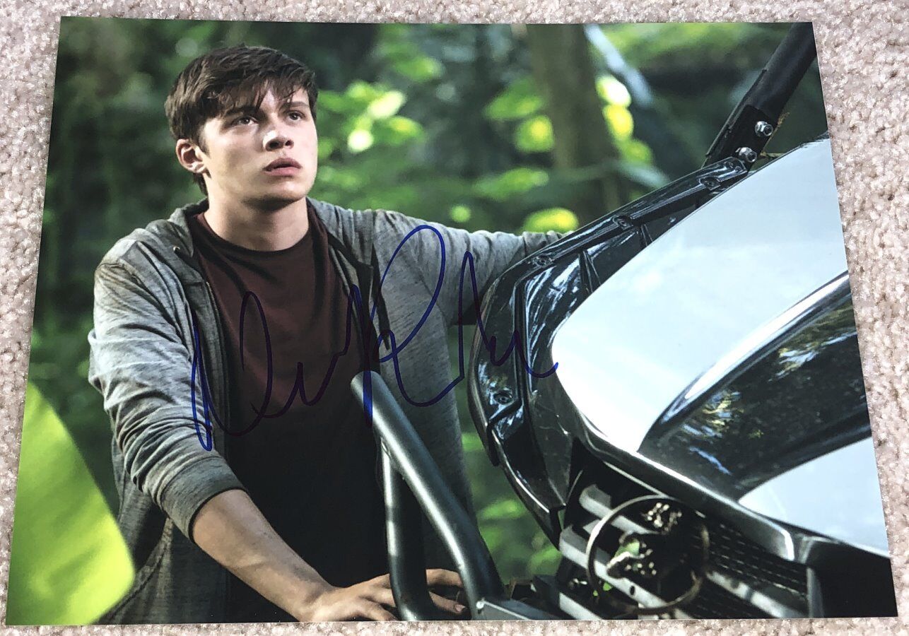 NICK ROBINSON JURASSIC WORLD SIGNED AUTOGRAPH 8x10 Photo Poster painting A w/EXACT PROOF