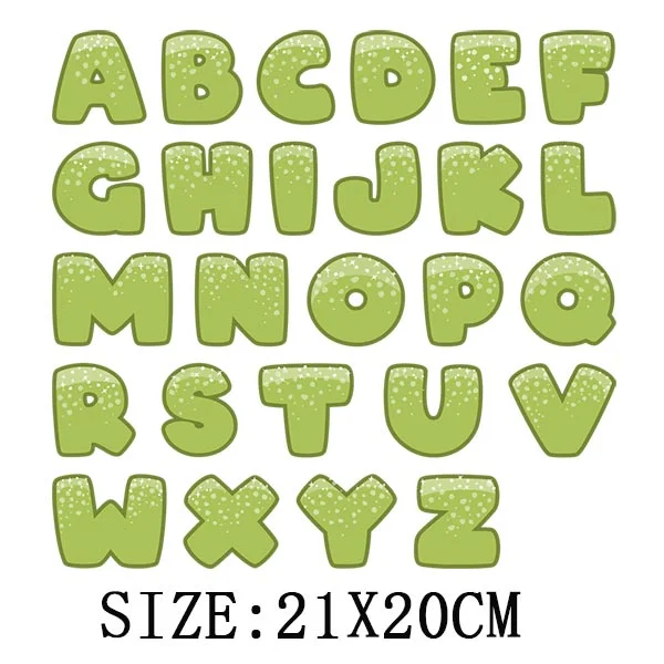 Beautiful Number Thermal Stickers On T-shirt Bag DIY Washable Patches Funny Design Iron On Transfers For Clothes Appliqued Decor