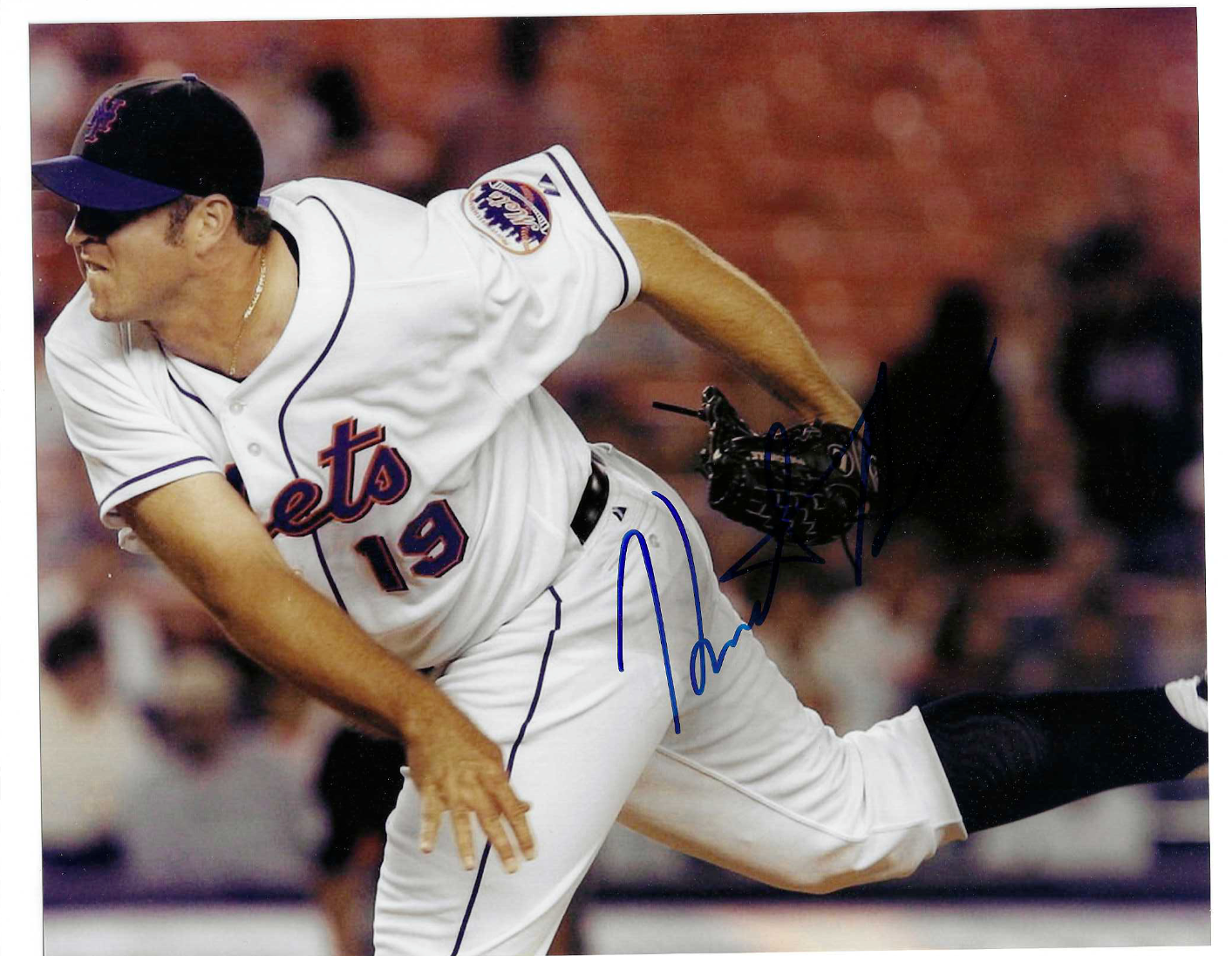 3x All Star Pitcher Heath Bell NY Mets Signed 8x10 Baseball Photo Poster painting JSAALOA Padres