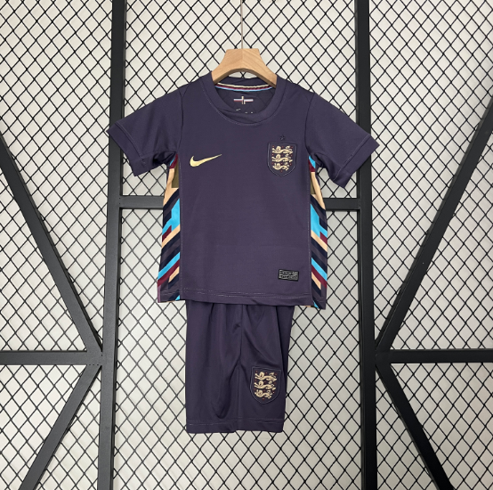 2024 England Away Kids Kit Football jersey Thai Quality