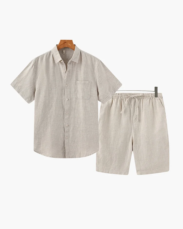 Old Money Linen Combo (Shorts) QueenFunky