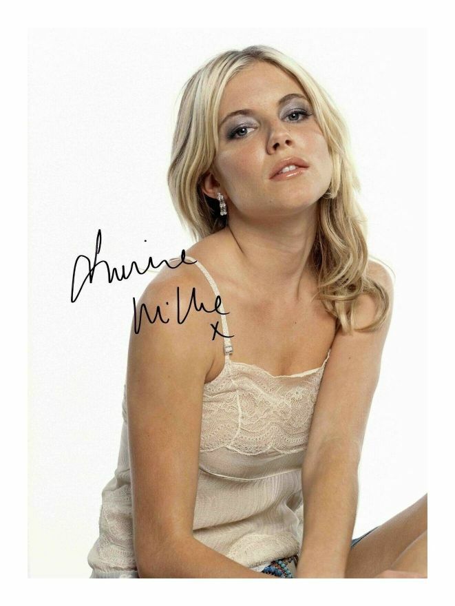 SIENNA MILLER AUTOGRAPH SIGNED PP Photo Poster painting POSTER