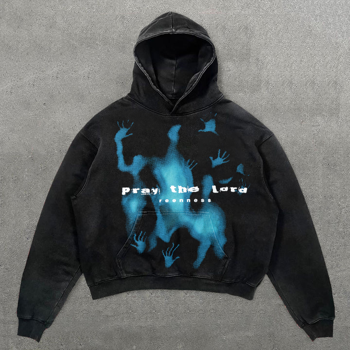 Aelfric Eden Abstraction Shadow Washed Hoodie