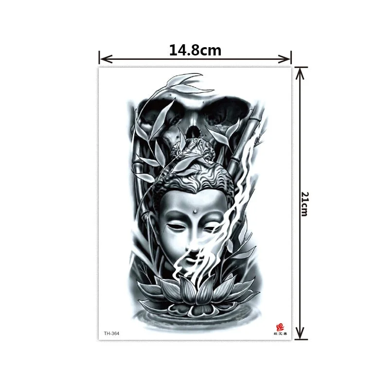 Flower arm tattoo stickers half arm tattoo stickers flower creative tattoo stickers waterproof and durable