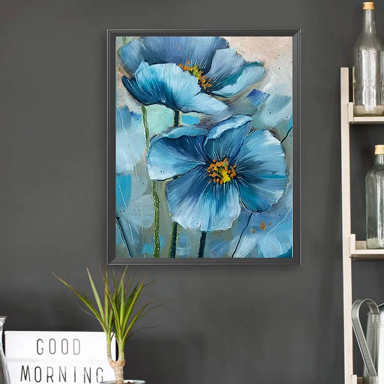Blue Flower - Paint By Numbers(40*50cm)