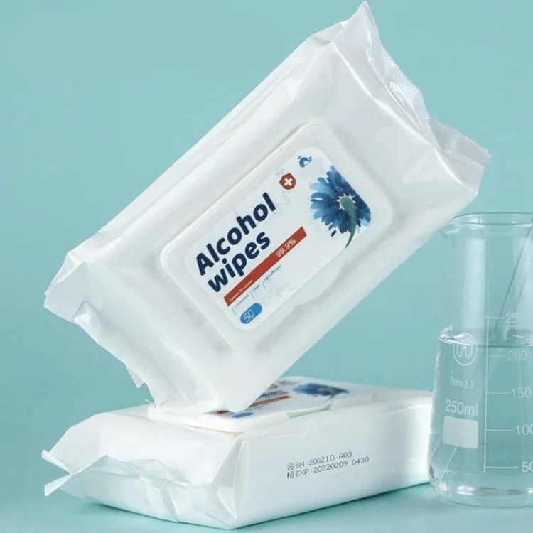disposable antibacterial wipes for skin and surfaces