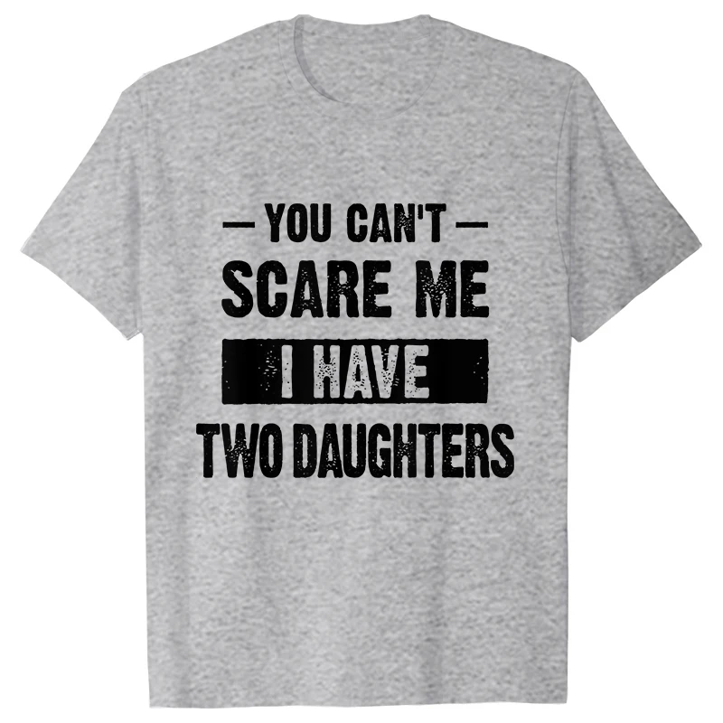 Gandisa T-shirts for Men Funny Print Tshirt Dad Daddy Daughters Oversized Clothes Short Sleeve Tees Children Cute Joke Men Tshirt Tops