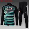 2025 Portugal Half-Pull Training Suit Green Inkjet Football Jersey 1:1 Thai Quality