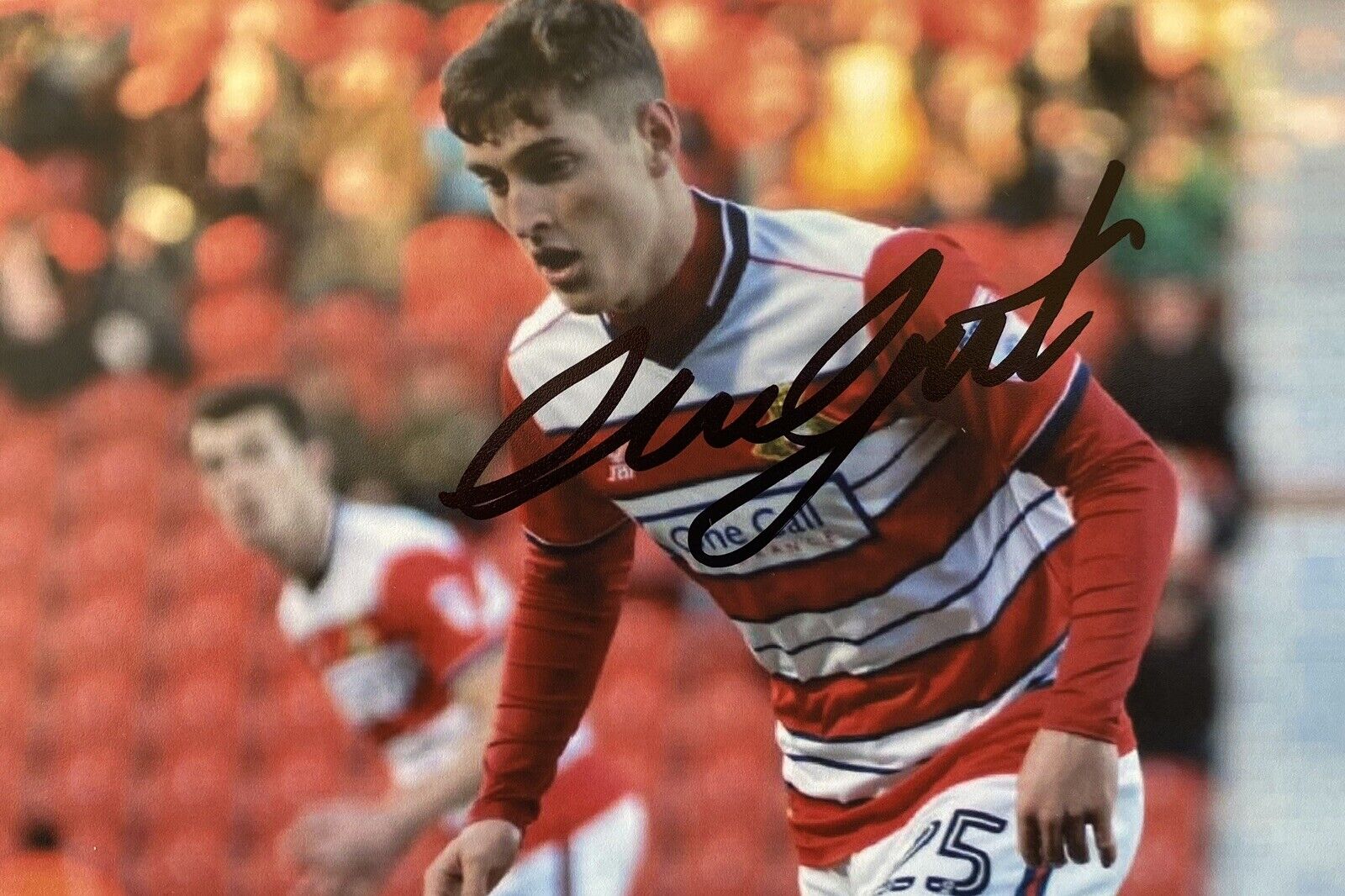 Conor Grant Genuine Hand Signed Doncaster Rovers 6X4 Photo Poster painting