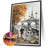 Diamond Painting-DIY Full Round Drill Romantic Paris Street