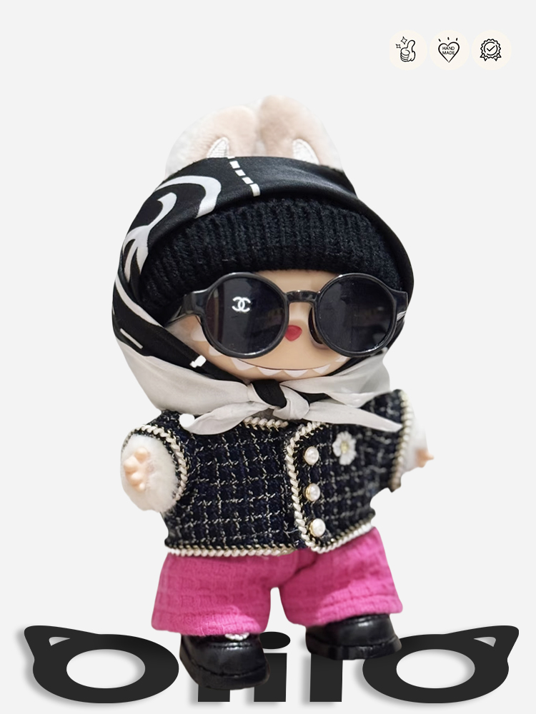 LABUBU Clothes Chanel GD-Urban BLACK HIPPOP Basic 