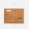 Genuine leather business briefcase men's handbag vertical casual top layer cowhide messenger bag