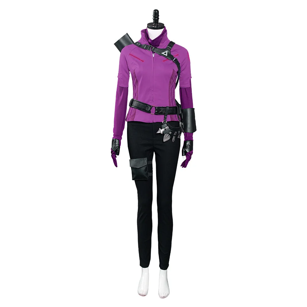 Hawkeye Kate Bishop Halloween Costume Cosplay Female Outfit 