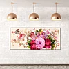 (Big Size)Peony - 11CT Counted Cross Stitch - 110*40cm - Flower