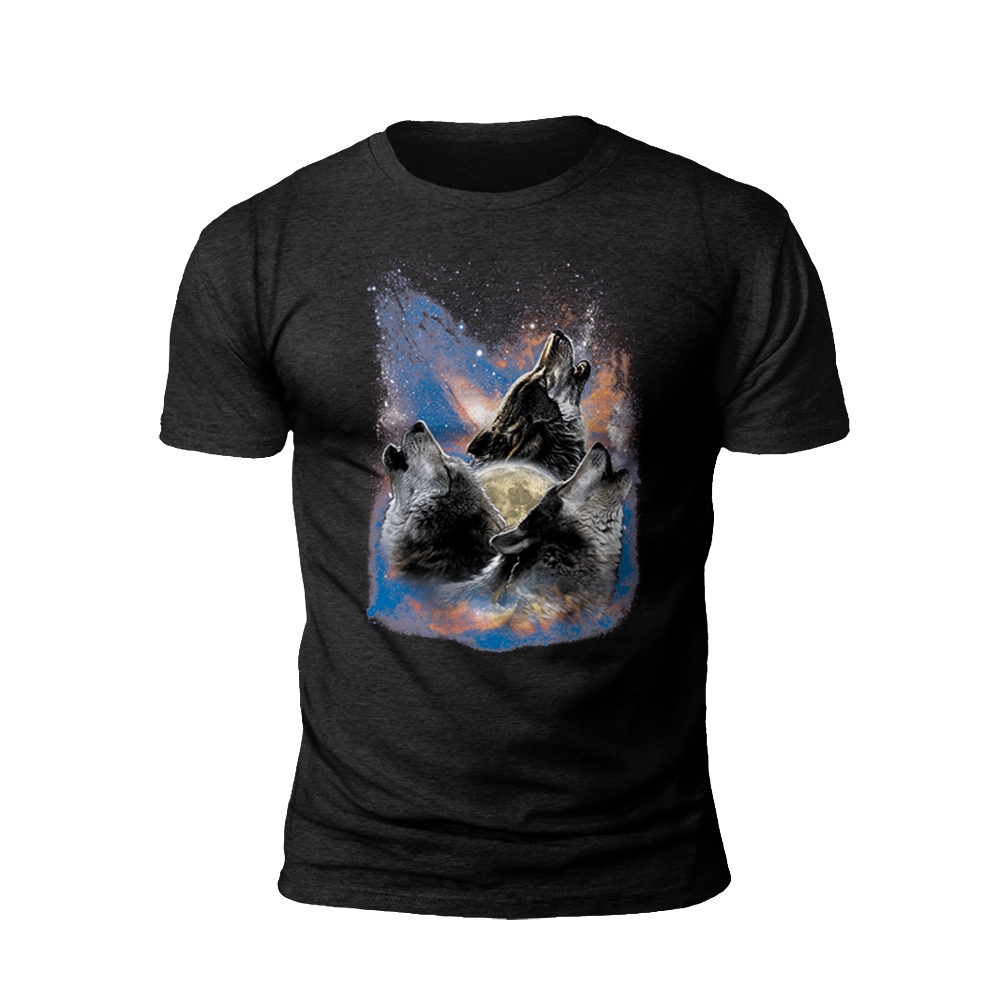 Wolf Pack Howl: Harmony in the Wild T-shirt
