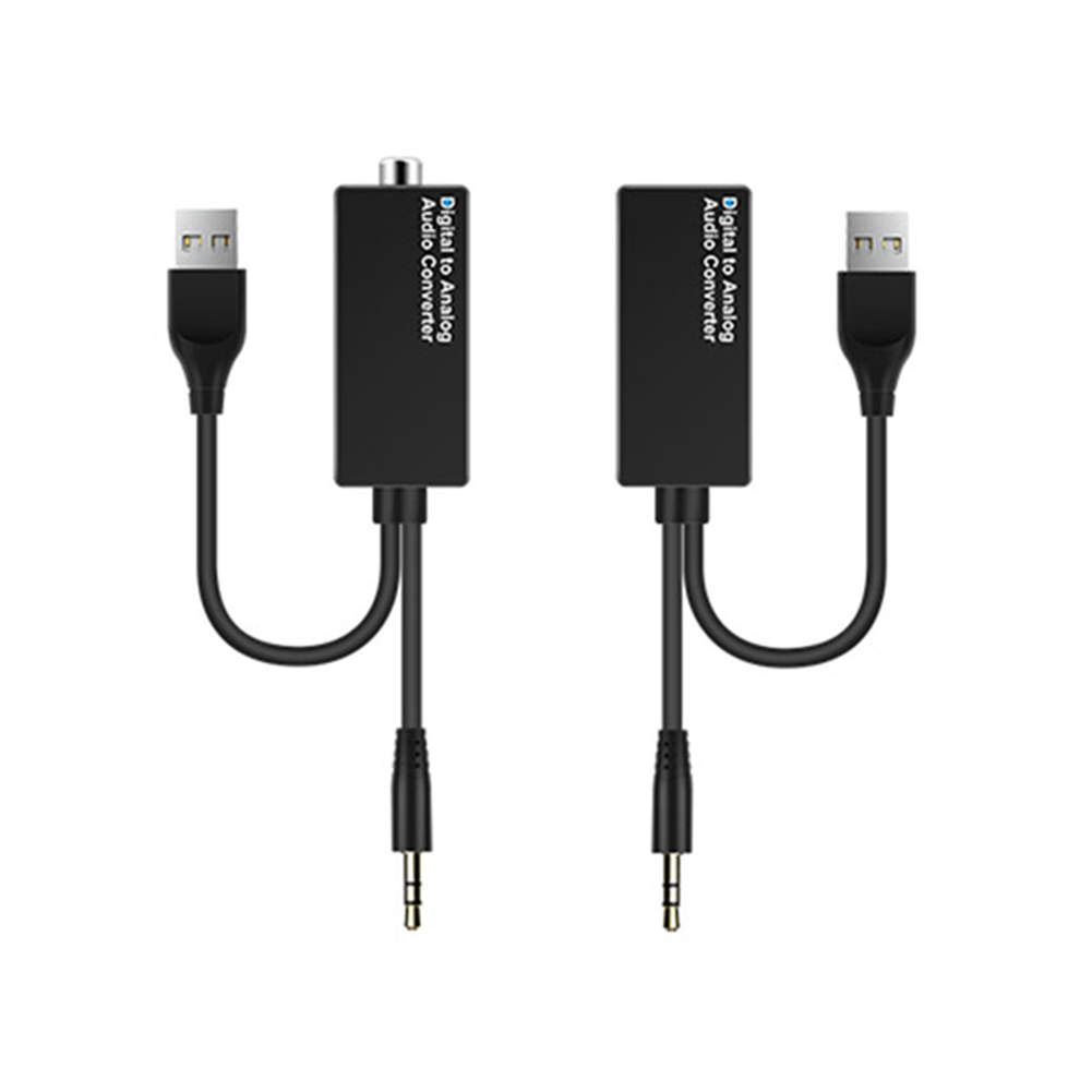 

D15 Digital to Analog 3.5mm Audio Converter DAC Decoder with USB Power, Coaxial, 501 Original