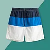 Gioiacombo&trade; Pantaloni da spiaggia da uomo con pannello tricolore