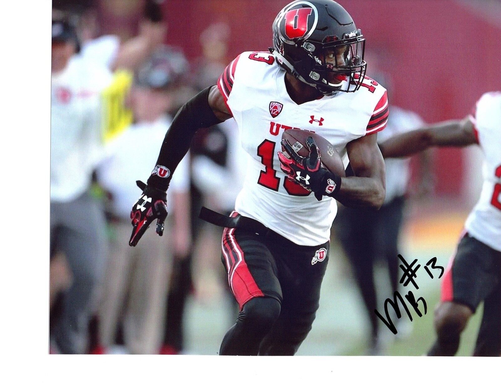 Marquise Blair Utah Utes signed autographed 8x10 football Photo Poster painting 2019 NFL