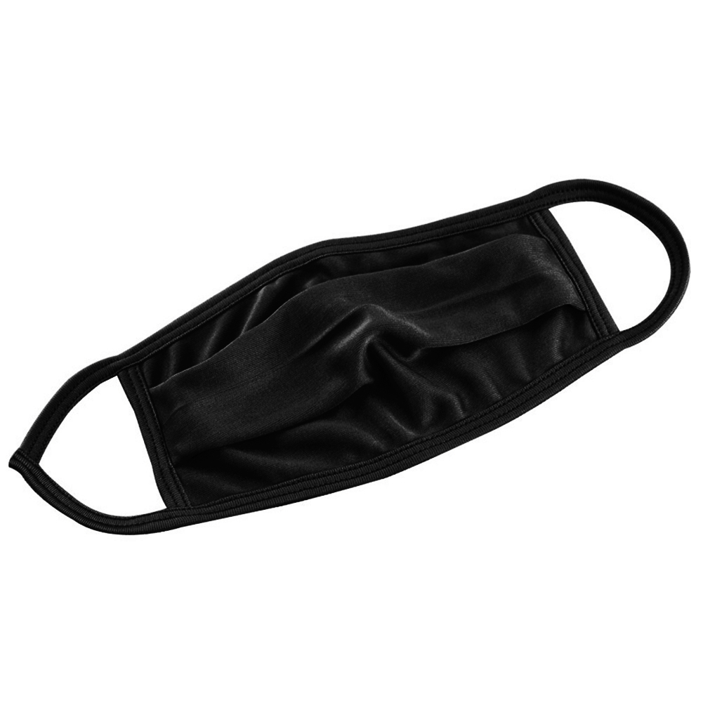 

Silk Summer Sunscreen Mouth Face Mask Dust Proof Breathable Mask (Black), 501 Original