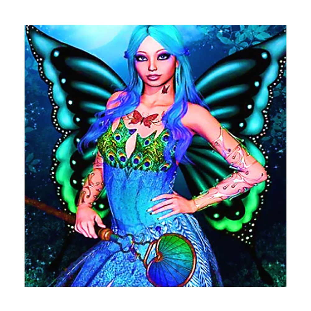 

Butterfly Girl - Round Drill Diamond Painting - 30*30CM, 501 Original