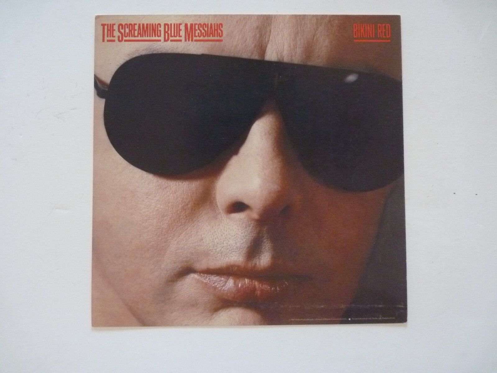 Screaming Blue Messiahs Bikini Red LP Record Photo Poster painting Flat 12x12 Poster